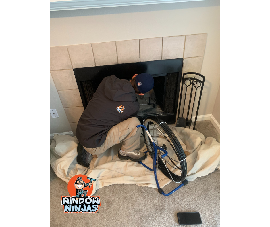 Chimney Sweeping service provided by Window Ninjas