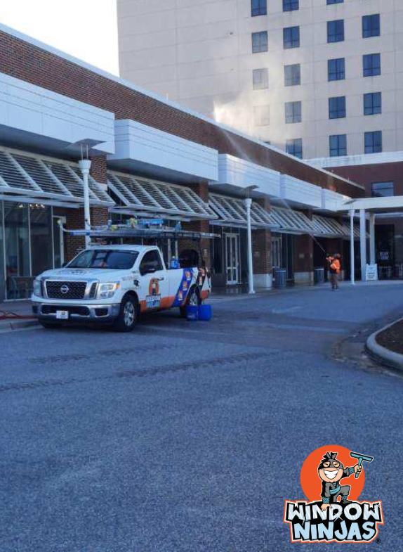 commercial pressure washing