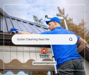 gutter cleaning near me search bar 