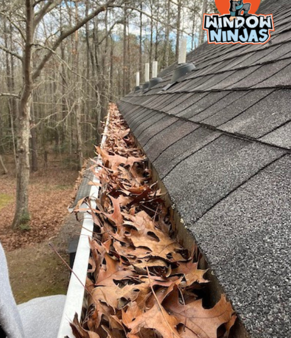 dangers of clogged gutters how often gutter cleaning Greenville