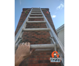 ladder going to chimney