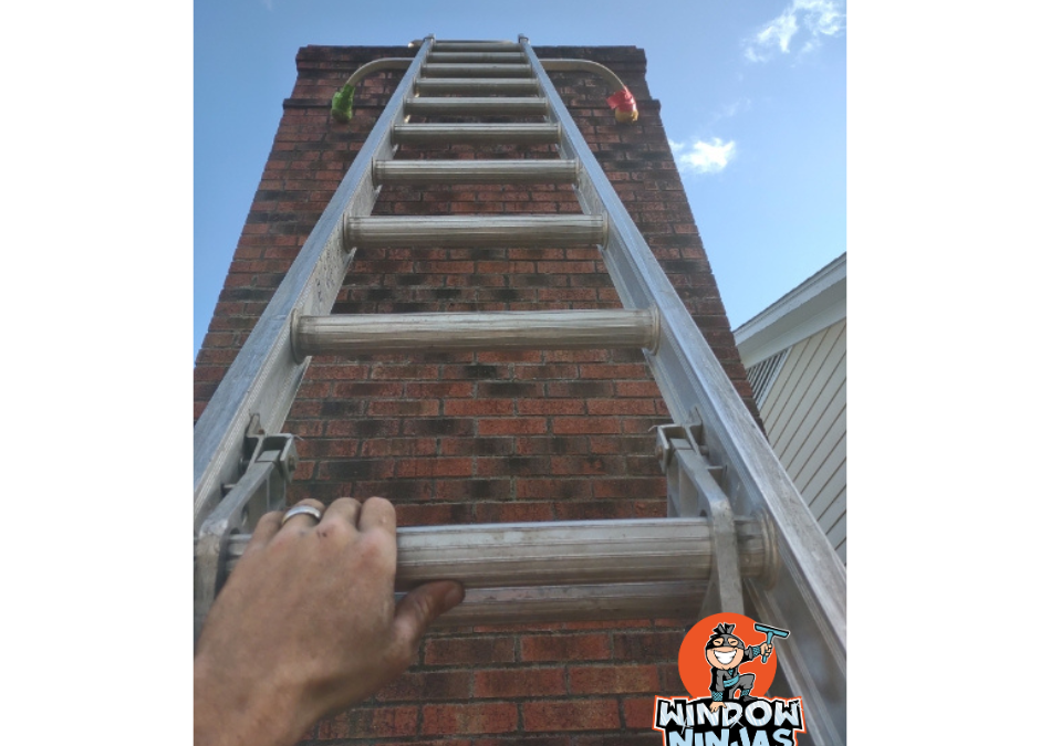 ladder to chimney best chimney sweeps near richmond
