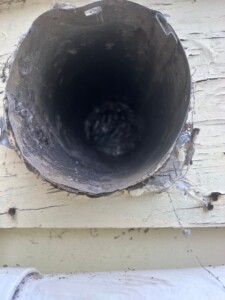 dryer vent cleaned